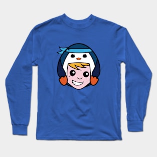 KungFuPenguin FACE Long Sleeve T-Shirt